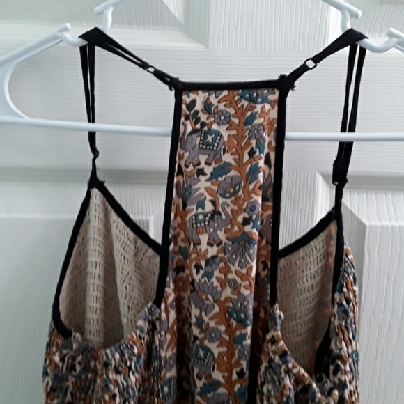 Y2K Wet Seal Boho Elephant Print Maxi Dress - Picture 4 of 11